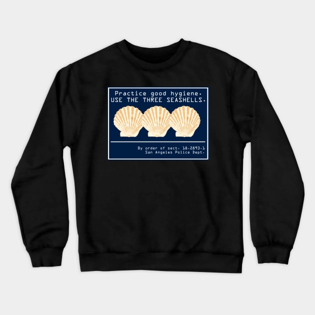 Three Seashells Crewneck Sweatshirt by PopCultureShirts